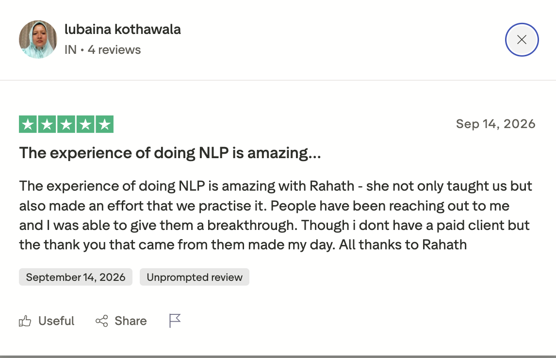 Review from Lubaina Kothawala